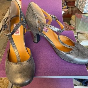 Gunmetal T-strap from ModCloth